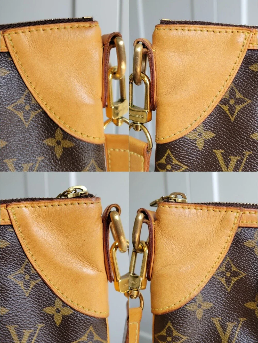 💕 Louis Vuitton ODEON Gm Brown Monogram Canvas Satchel Shoulder Bag